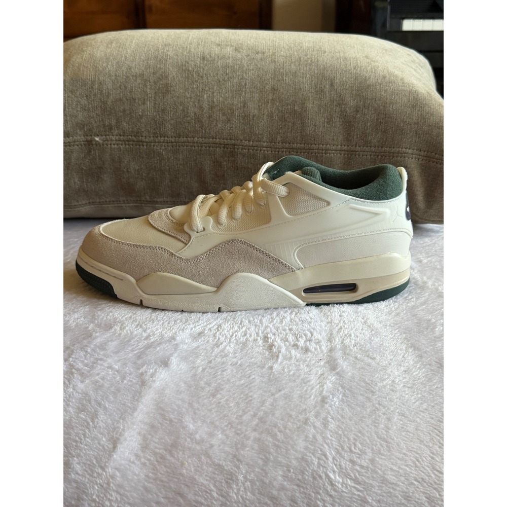 Air Jordan 4 RM Light Cream Midnight Green FQ7939-105 Mens Size 11.5 Low Sneaker